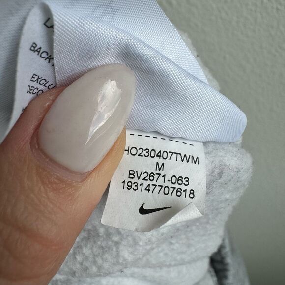 Nike Club Fleece Jogger Cargo Sweat Pants Gray Mens Size Medium BV2671-063 - Picture 9 of 9